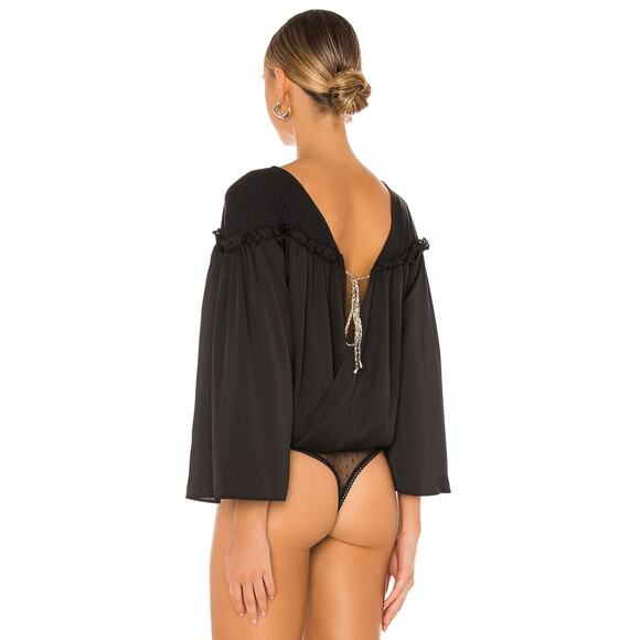 NWT Free People Intimately She's a Natural Bodysuit in Black Size Small - Picture 9 of 15